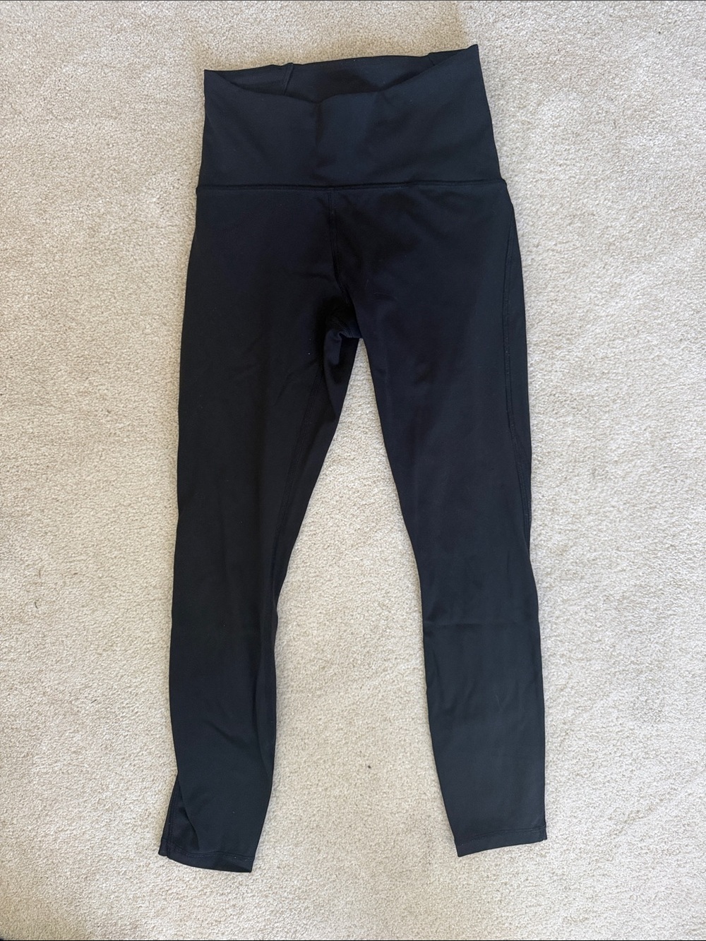 Lululemon High-Waist Black Wunder Under Leggings